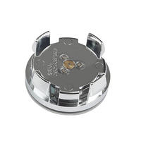 Juego de 4 Tapas Centrales Flotantes para Ruedas de Coche con Luz LED de 56 mm, 61 mm, 65 mm, 68 mm y 75 mm para BMW, Mercedes Benz, Audi, VW