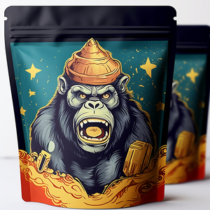 Kalee Edibles 3.5 Gram ambalaj mat yumuşak dokunmatik Mylar çantalar Cali folyo fermuar koku geçirmez nem geçirmez şeker depolama için - Product Image 3