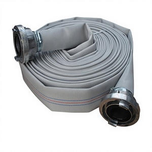 Tuyau d'incendie flexible TOWAY, longueur 30 m, diamètre 1-1/2" 2-1/2", raccords de tuyau d'incendie, valve d'hydrant, buse - pression 6 bar - 30 bar - Product Image 1
