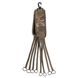 Sangle de transport multi-boucles en métal pour équipement de chasse et de pêche, support portable pour matériel de chasse au gibier d'eau - Product Image 1