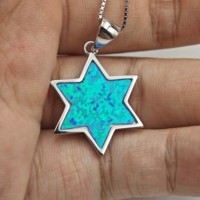 925 Sterling Silver Juifs Messianiques Croix et Étoile de David Bijoux Juifs Judaica Pendentif Collier Hanukkah Bar Mitzvah