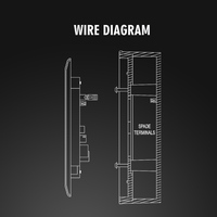 Sensor de Onda Yoursensor (YS411R-H), Interruptor Inalámbrico de Código Variable para Puerta Automática