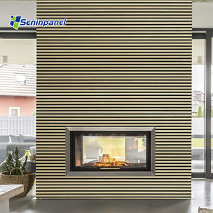 Panneaux acoustiques en bois à lattes Seninpanel certifiés FSC 60x60cm pour des solutions murales insonorisées écologiques - Product Image 1