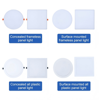 Plafonnier LED COB DOB Rond 2x2 Slim Encastré Moderne Haute Qualité CRI 95 18W-36W IP20 3000K-6500K Garantie 2 Ans