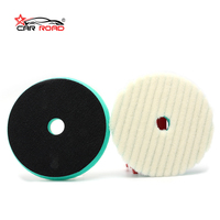CARROAD personnalisable OEM 3-5-6 pouces feutre de laine grossier japon polissage tampons de polissage pour carrosseries de voiture coupe lourde Durable