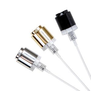 OEM Factory Fine Mist Fea 13 Fea15 Crimp <b>Atomizer</b> Gold Silver Black Aluminum Pump Sprayer for Glass <b>Perfume</b> Bottle - Product Image 3