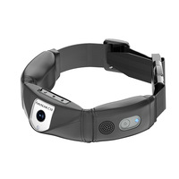 Collier de dressage GPS pour chien avec application, télécommande, clôture électronique, alerte de délimitation, interphone vocal, caméra pour animal de compagnie, visualisation en direct