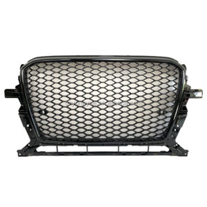 Griglia Anteriore RSQ5 Sostitutiva a Nido d'Ape, Griglia Auto Nero Lucido Cromato, Griglia Anteriore <span class=keywords><strong>Q5</strong></span> per <span class=keywords><strong>Audi</strong></span> <span class=keywords><strong>Q5</strong></span> 2013 2014 <span class=keywords><strong>2015</strong></span> - Product Image 3