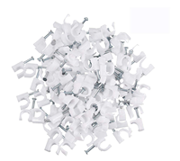 Clips de câble électrique ronds en plastique avec clou, sac tissé de 25 kg pour Ahmedabad, Inde