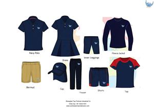 कस्टम छात्र लड़की निजी माध्यमिक स्कूल ट्रैक सूट बच्चों को निर्धारित करता है स्कूल वर्दी ट्रैकसूट - Product Image 5