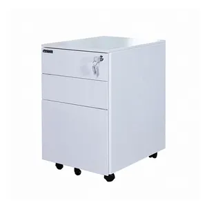 Factory Supplier 3 Drawer Mobile Office Filing Cabinet