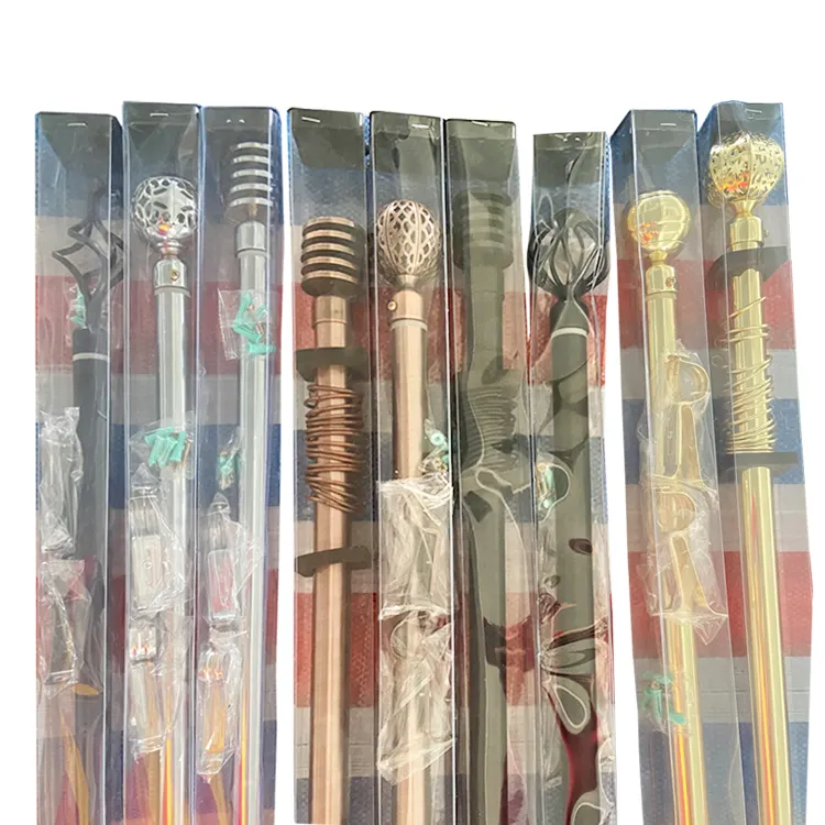 Window Good Quality Aluminum Window Accessories Curtain Poles Double And Curtain Rod Sets Curtain Poles