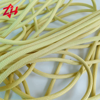 Corde tressée en Para-Aramide 1414 légère et haute résistance, diamètre personnalisé pour le remorquage maritime, l'exploration sous-marine et les travaux spécialisés