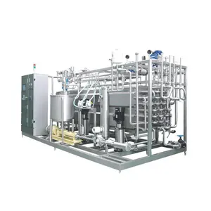500L/H HTST Pasteurizer Machine Milk Dairy Sterilizer Electric Heating UHT Pasteurizer Pipe Coil UHT Sterilization Machine