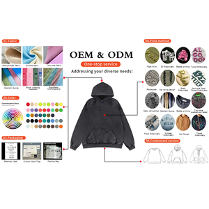 Conjunto de Sudadera con Capucha Oversize de Algodón Grueso y Pantalones Holgados para Hombre - Product Image 5