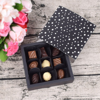 Boîtes à tiroirs carrées en carton rigide de haute qualité, faites à la main, pour savon au chocolat à 9 grains, bijoux, cadeaux et cadres photo, pour bougies