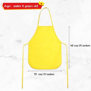 Đầy Màu sắc Tạp dề cho trẻ em dùng một lần không thấm nước dầu bằng chứng cho trẻ em sơn nấu ăn ăn giảng dạy lớp học nghề Dã Ngoại - Product Image 4