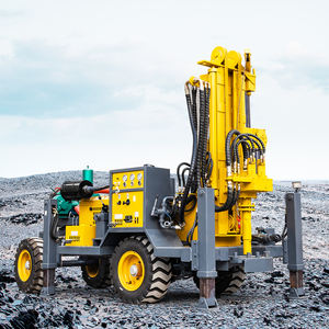 Perforadora Hidráulica sobre Orugas para Pozos de 600m, 500m, 400m, 300m, 200m, 100m, Equipo Neumático para Perforación de Agua con Bomba y Motor - Product Image 2