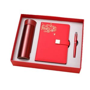 Business Lock Lock Stainless Steel <b>Thermos</b> <b>Cup</b> A5 Notebook Modern Simple Gift Box Made China Silk Screen Printing for - Product Image 5