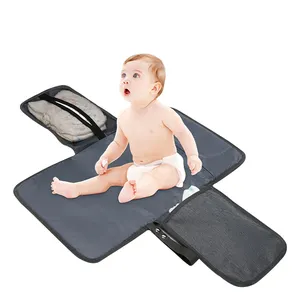 Multifunctional mommy bag baby diaper changing pad Convenient storage diaper bag