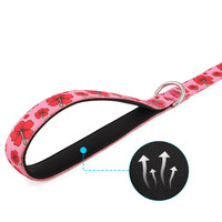 Laisse pour chien en nylon personnalisée, laisse pour chien pour chiens de petite, moyenne et grande taille, laisse de promenade pour animaux de compagnie personnalisée avec plusieurs motifs