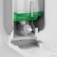 Distributeur de savon mural verrouillable en ABS de 800 ml pour applications hôtelières, domestiques et commerciales, OEM ODM acceptés