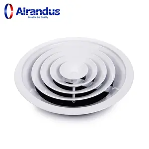 HVAC Ventilation Round Ceiling Air Disc Grille Diffuser air vent air grille