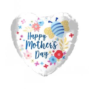 ลูกโป่งฟอยล์สุขสันต์วันแม่ขนาด5 10นิ้วสำหรับตกแต่งรูปหัวใจขนาดเล็กพร้อมช่องเติมอากาศสำหรับงานเฉลิมฉลองวันพ่อ - Product Image 5