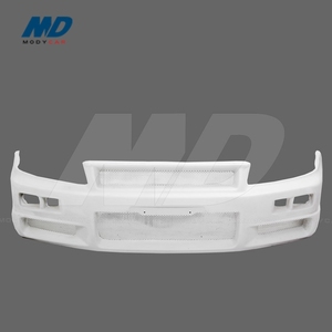 Pare-choc avant en Fiber de verre de Style Nismo pour <span class=keywords><strong>Nissan</strong></span> <span class=keywords><strong>R34</strong></span> <span class=keywords><strong>GTR</strong></span> 1999 <span class=keywords><strong>2002</strong></span> - Product Image 4