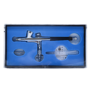 Ensemble aérographe à double action AB-136 pour le maquillage, la <span class=keywords><strong>peinture</strong></span> à ongles, le tatouage, la décoration de gâteaux, etc. - Product Image 2