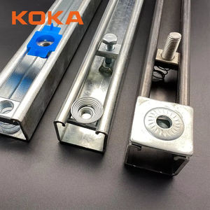 Écrou <span class=keywords><strong>de</strong></span> canal Unistrut galvanisé à chaud, prix d'usine, zincé, K1062, rondelle rapide - Product Image 6