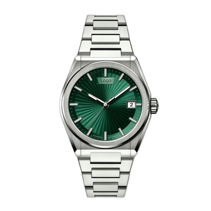 Reloj de Lujo para Hombre Personalizable, Reloj Mecánico Automático de Acero Inoxidable 316L de 38 mm con Espejo de Zafiro - Product Image 1