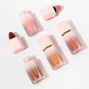 Vente en gros de fard à joues 100% à base de squalane, de vitamine E, d'huile de jojoba, maquillage OEM Vrgan Cream Liquid <span class=keywords><strong>Blush</strong></span> Private Label - Product Image 1