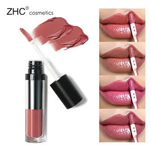 CC36453 Etiqueta Privada OEM cosméticos mate lápiz labial y esmalte de labios vendedor al por mayor tubo de brillo de labios maquillaje al por mayor terciopelo líquido