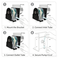 Pompe péristaltique de drainage standard pour condenseur CEMS et analyseur de qualité de l'eau |   Pompe doseuse de laboratoire