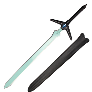 Katana personnalisé Cosplay Prop <span class=keywords><strong>Kirito</strong></span> Dark Repulsor Real Sword Usine vente directe Mousse Dark Sword pour Collection Artisanat - Product Image 1