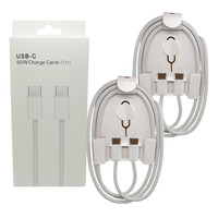 Câbles de charge rapide tressés USB-C vers USB-C 60W 3A en gros pour téléphones mobiles iPhone 15 16 17