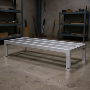 Vevor Aluminum Dunnage Rack 48 X 20 X 8 In Welded Industrial Storage Rack For Workshop <b>Tool</b> Organization - Product Image 2