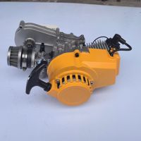 Kit de course pour mini moto de poche 49cc à deux temps, avec réservoir de carburant mixte, chaîne, cylindre, CDI et démarreur manuel, pour scooter, VTT et moto tout-terrain