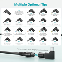 Charger Laptop Universal 90W 19 Tip Adaptor AC Pengganti untuk HP Dell Lenovo Asus Acer Toshiba Samsung Sony Notebook