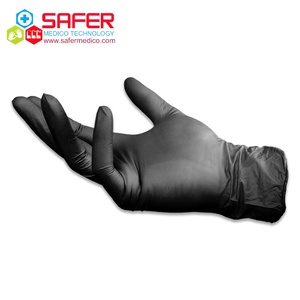 Gants noirs Gants Gant en latex blanc Gant médical anti-virus Usage domestique alimentaire - Product Image 1