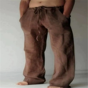 Custom Logo Wholesale New <strong>Men</strong> Summer Pants - Wide Leg Casual <strong>Trousers</strong> (Beach/Sports/Streetwear) - Product Image 4