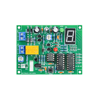 Kit de soudure DIY 555 avec compteur de temps et de débit, carte de circuit d'assemblage pour la pratique, module d'expérimentation pédagogique en électronique