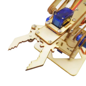 Kit de Brazo Robótico de Madera de 4 Grados de Libertad con Servo SG90 para Raspberry Pi, Robótica Educativa, Aprendizaje STEM DIY - Product Image 2