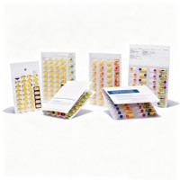 Cartes blister DIY pour médicaments mensuels de pharmacie, emballage pharmaceutique à scellage à froid pour pilules