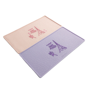 Personalized <b>Silicone</b> Bar Runner Rubber Bar Mat Spill Proof Beer Drip Tray Pub Rail Mat Non Slip Service Mat <b>Pad</b> - Product Image 2