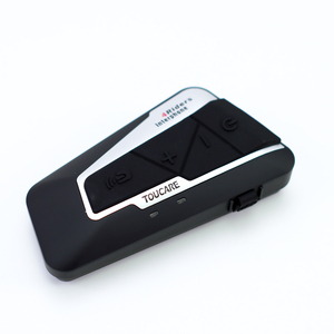 Nuevo Intercomunicador <span class=keywords><strong>Bluetooth</strong></span> T9S <span class=keywords><strong>FM</strong></span> 1200m Impermeable para Casco de Motocicleta, Auriculares con Intercomunicador <span class=keywords><strong>Bluetooth</strong></span> - Product Image 6