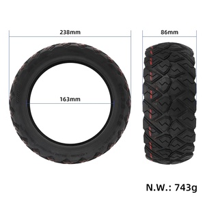 Pneu tubeless tout-terrain Ulip 10*3.0-6.5 pour trottinette électrique Kukirin G2 G3 G2 Ultra G2 Master M4 Max - Product Image 2