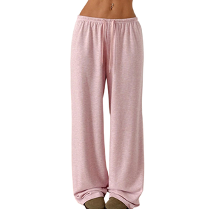 <span class=keywords><strong>Pantaloni</strong></span> Casual da Donna RUICHI a Gamba Larga con Elastico in Vita e Coulisse Vestibilità Comoda Tinta Unita Versatili - Product Image 5