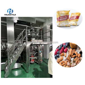 Automatische hohe Genauigkeit <span class=keywords><strong>2</strong></span> 4 6 10 14 Kopf Multi head Wiegen Füllen Vffs Verpackung Lebensmittel Snack Verpackungs maschine - Product Image 5